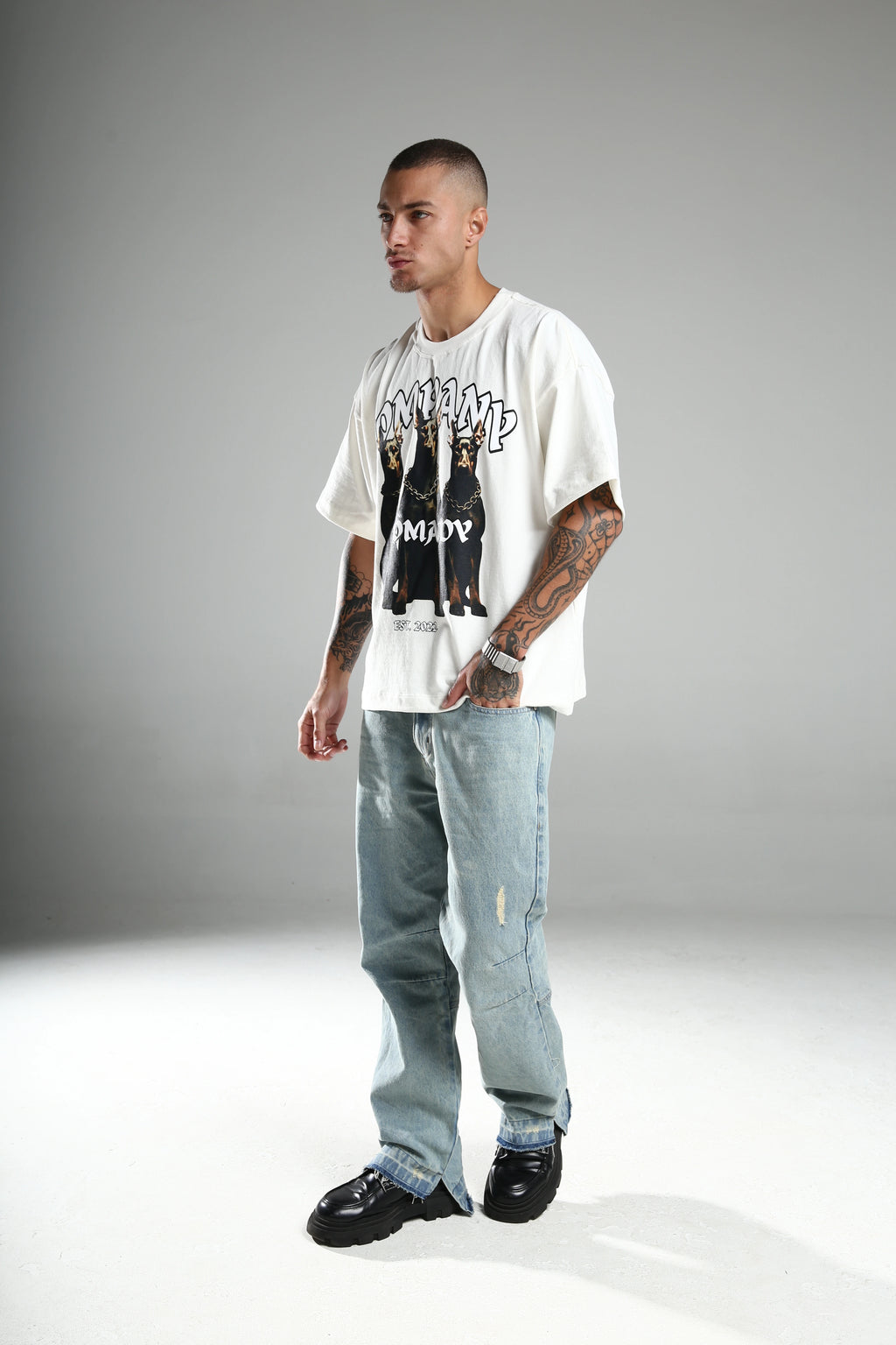 Denim Pants Vintage Wash