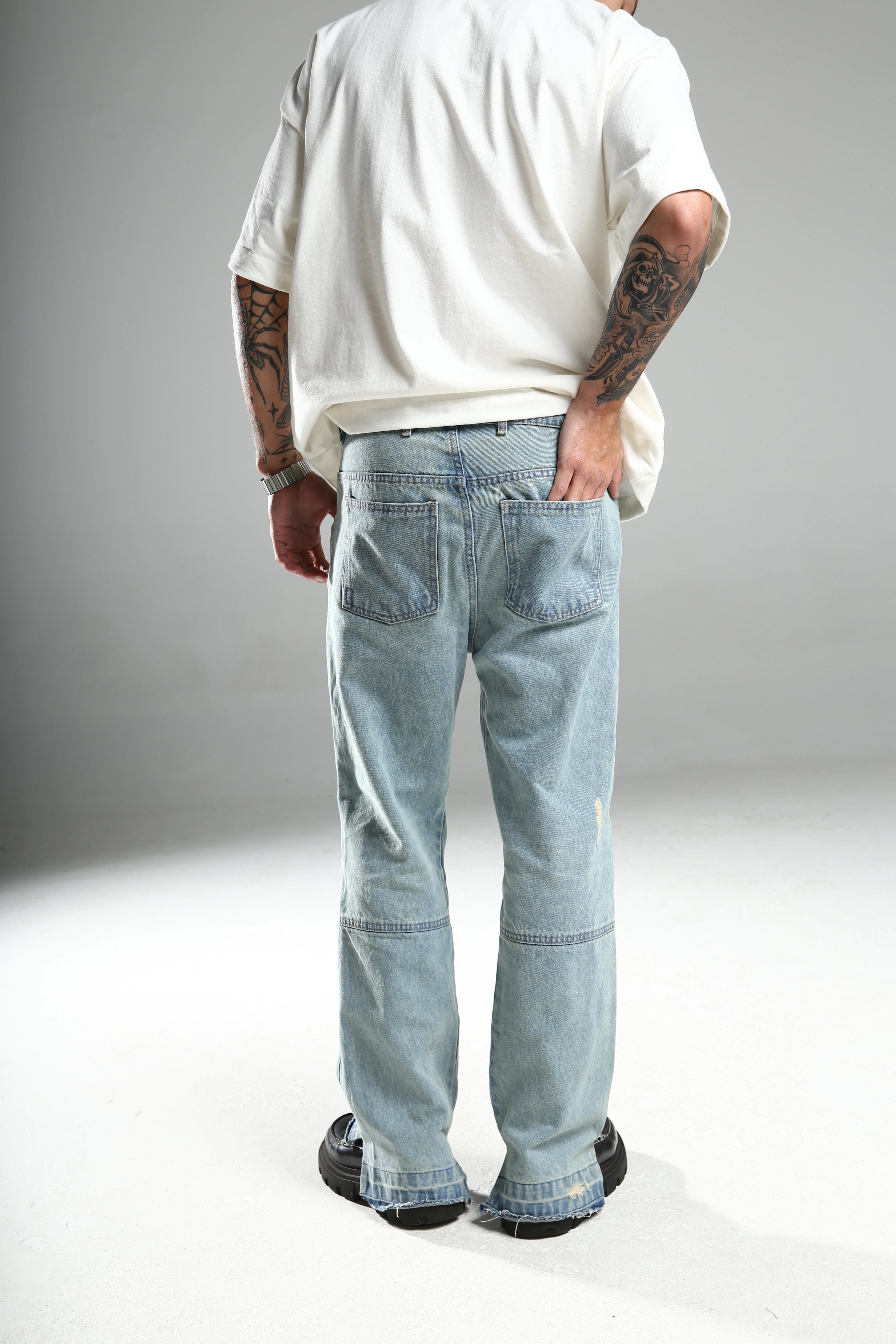 Denim Pants Vintage Wash