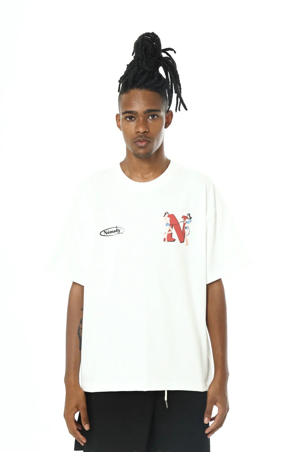 Camiseta Gas Station Branca - NÔMADY COMPANY