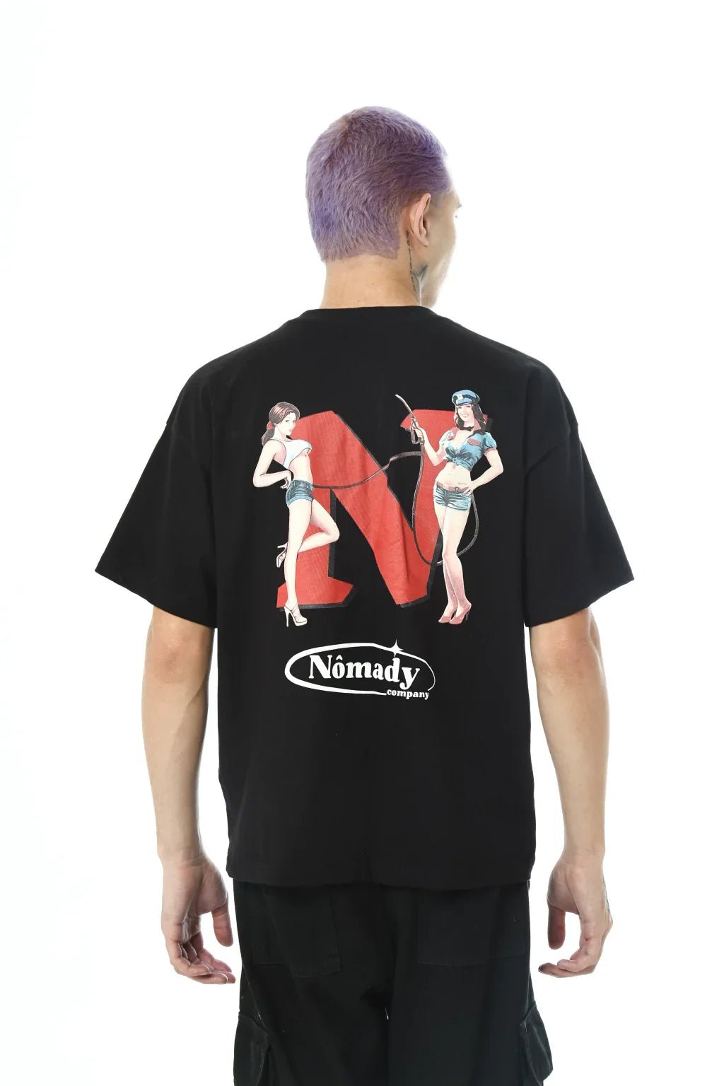 Camiseta Gas Station Preta - NÔMADY COMPANY