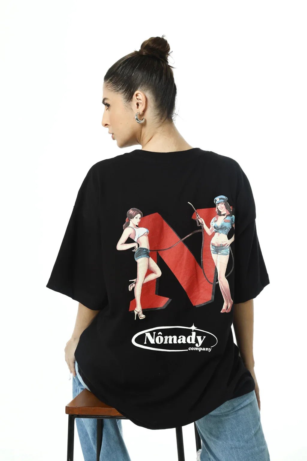 Camiseta Gas Station Preta - NÔMADY COMPANY