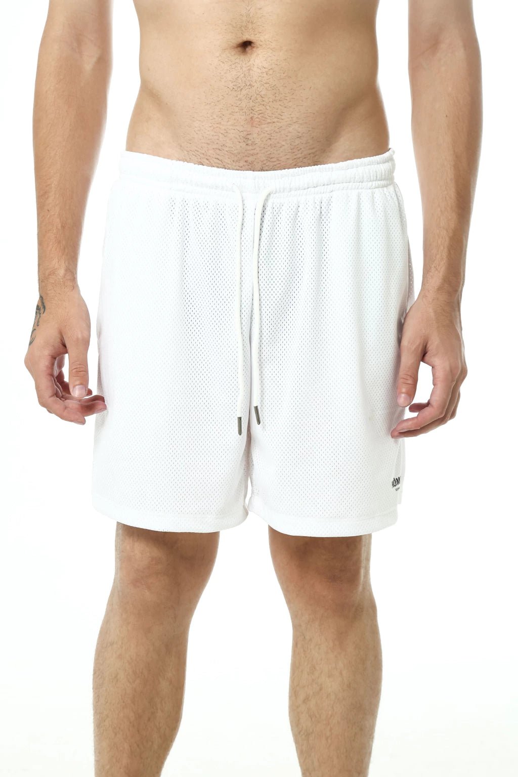 Nômady Mesh Shorts Branco - NÔMADY COMPANY