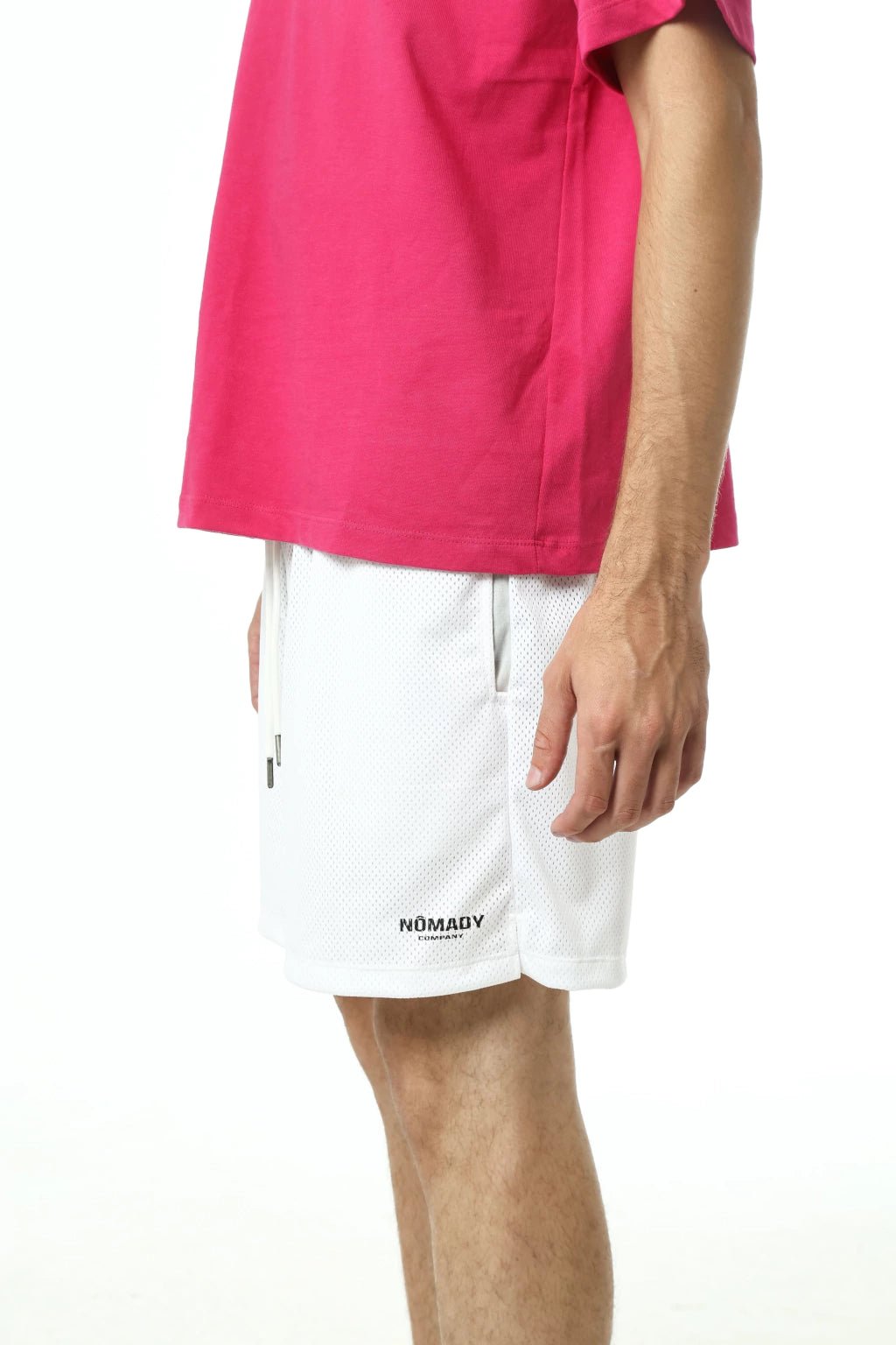 Nômady Mesh Shorts Branco - NÔMADY COMPANY